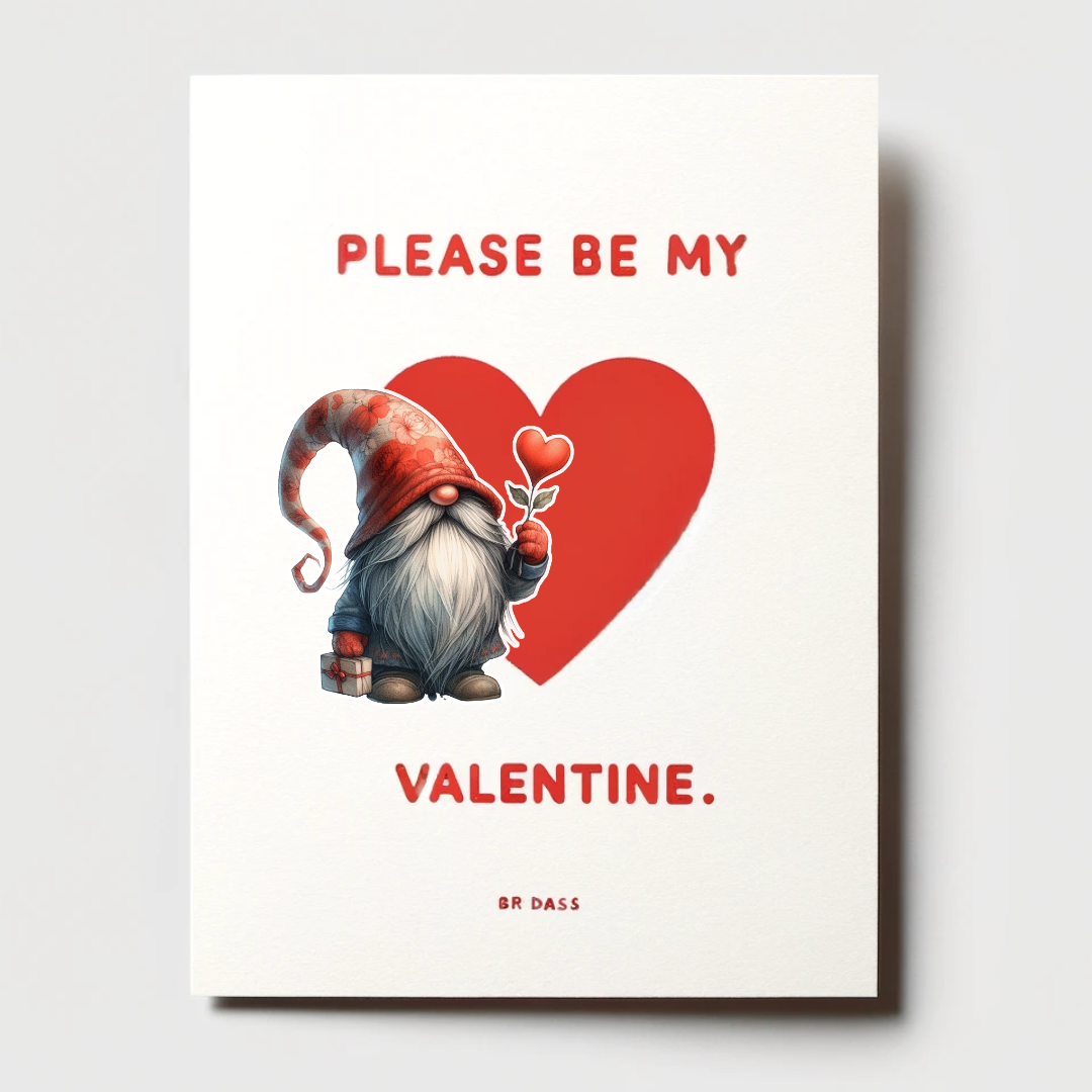 Gnome Sweethearts Die Cut Stickers