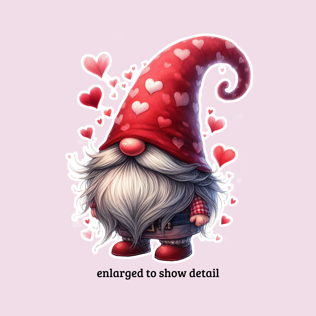Gnome Sweethearts Die Cut Stickers