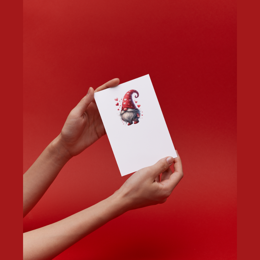 Gnome Sweethearts Die Cut Stickers