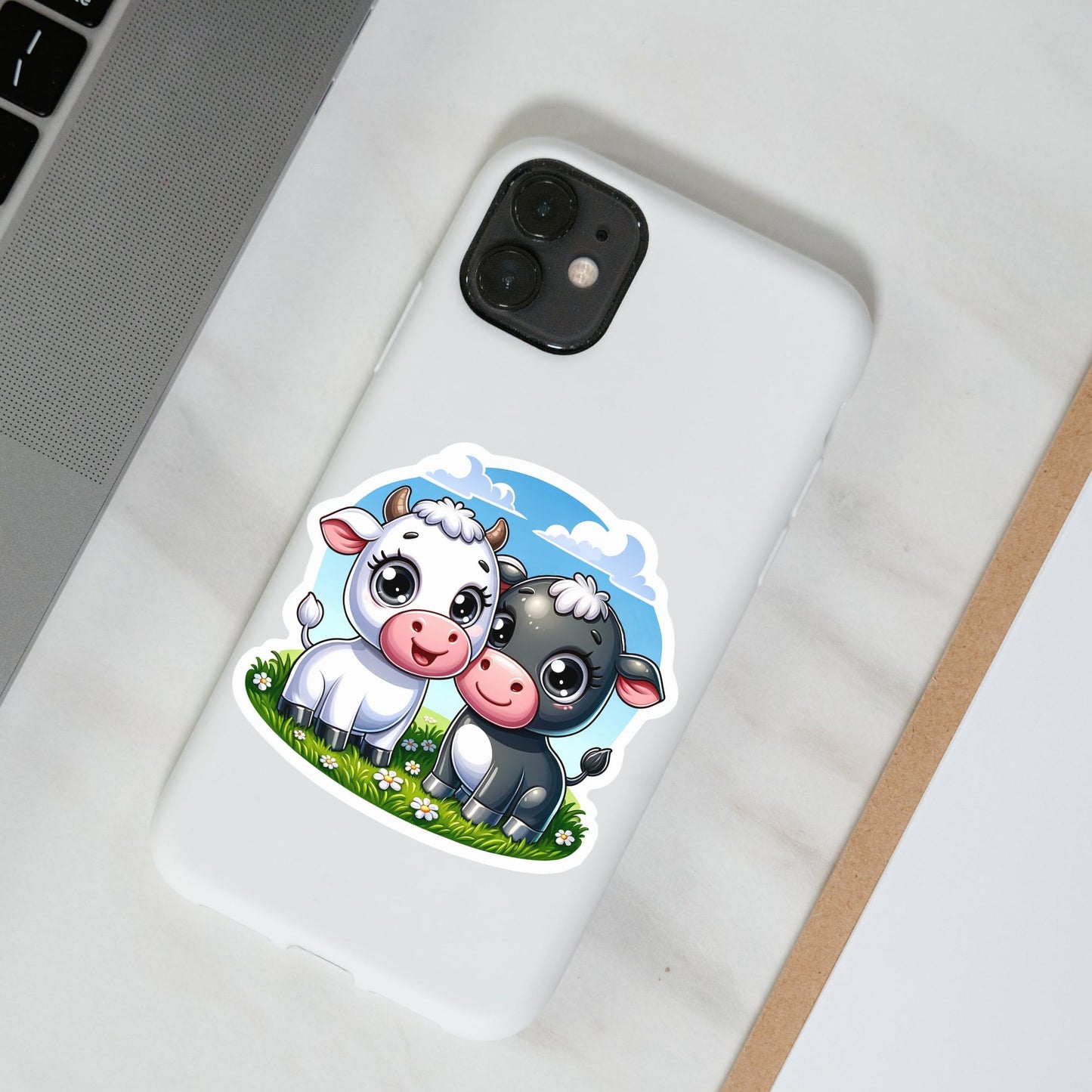 Kawaii Pasture Pals Die Cut Sticker