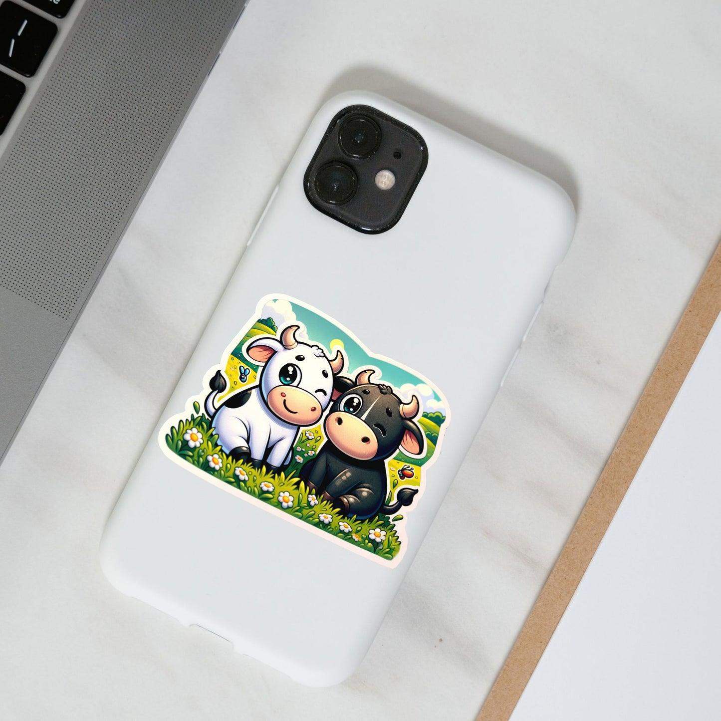 Kawaii Pasture Pals Die Cut Sticker