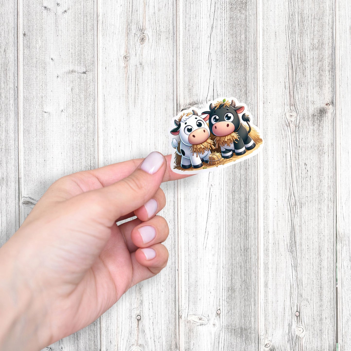 Kawaii Pasture Pals Die Cut Sticker