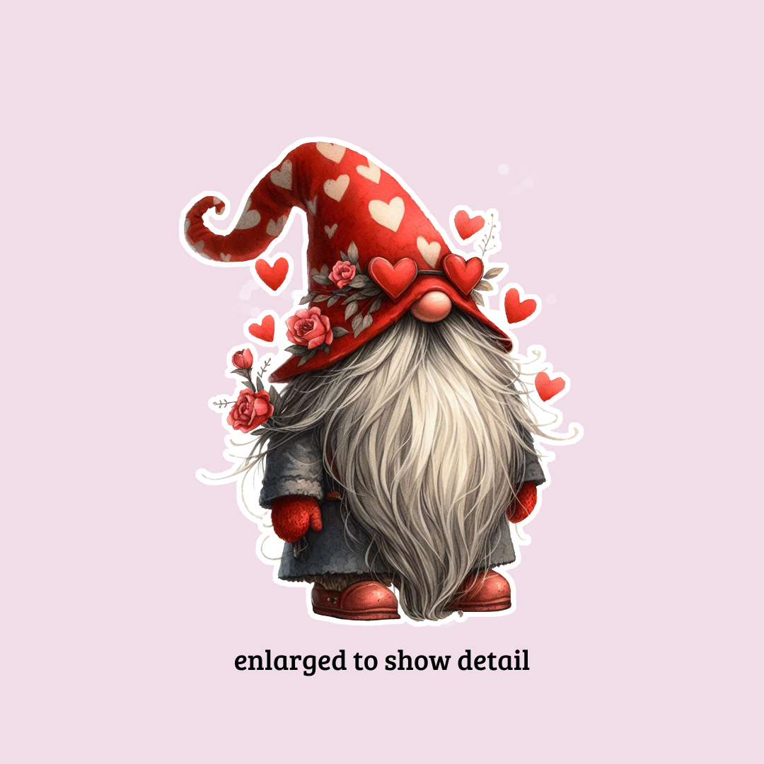 Gnome Sweethearts Die Cut Stickers