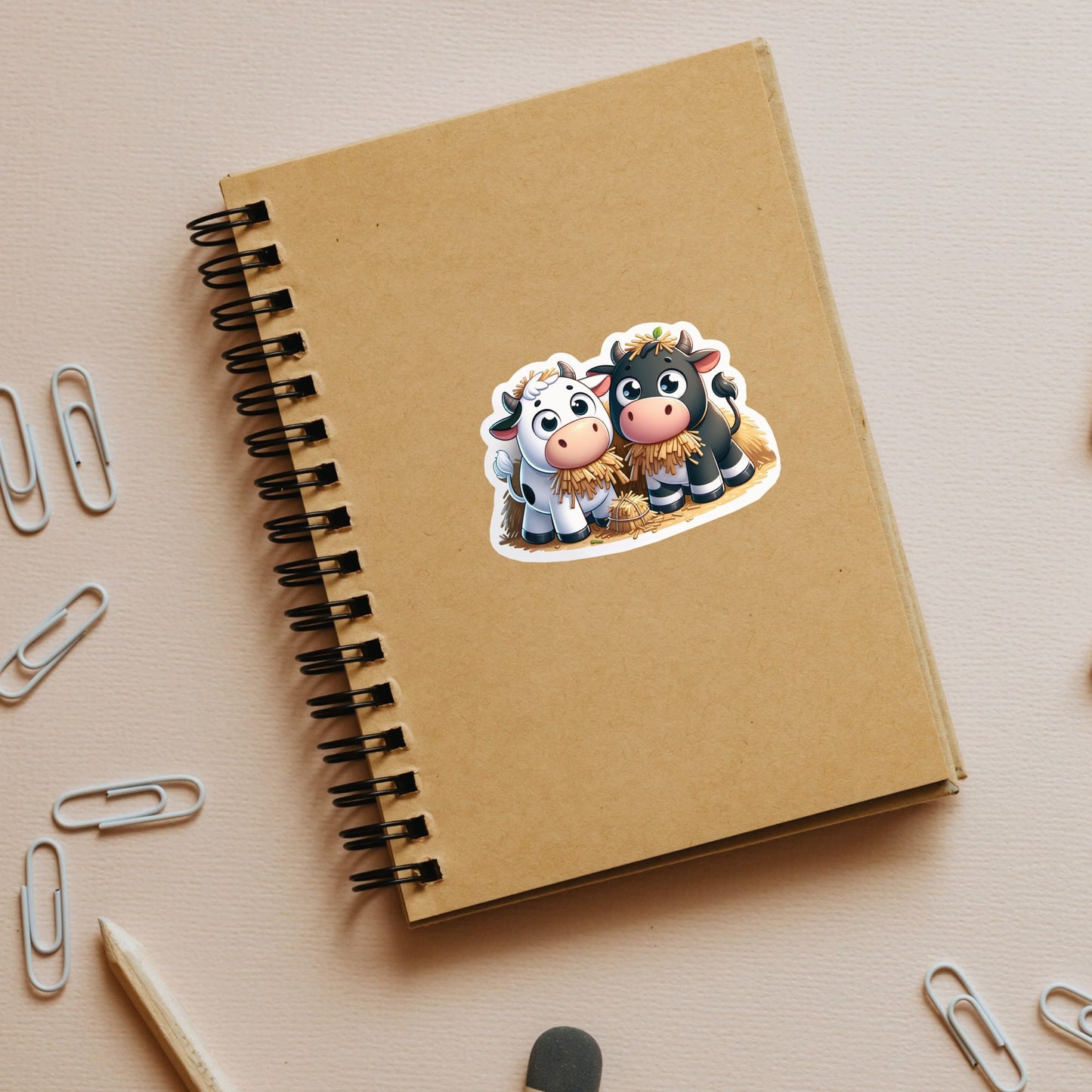 Kawaii Pasture Pals Die Cut Sticker