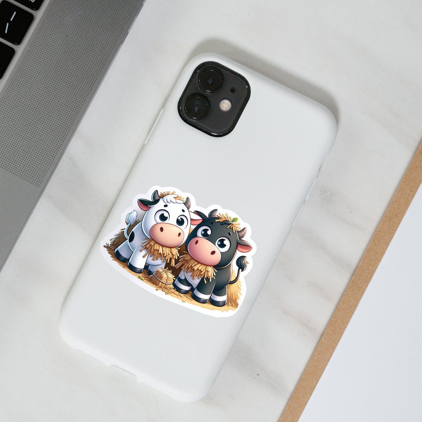 Kawaii Pasture Pals Die Cut Sticker