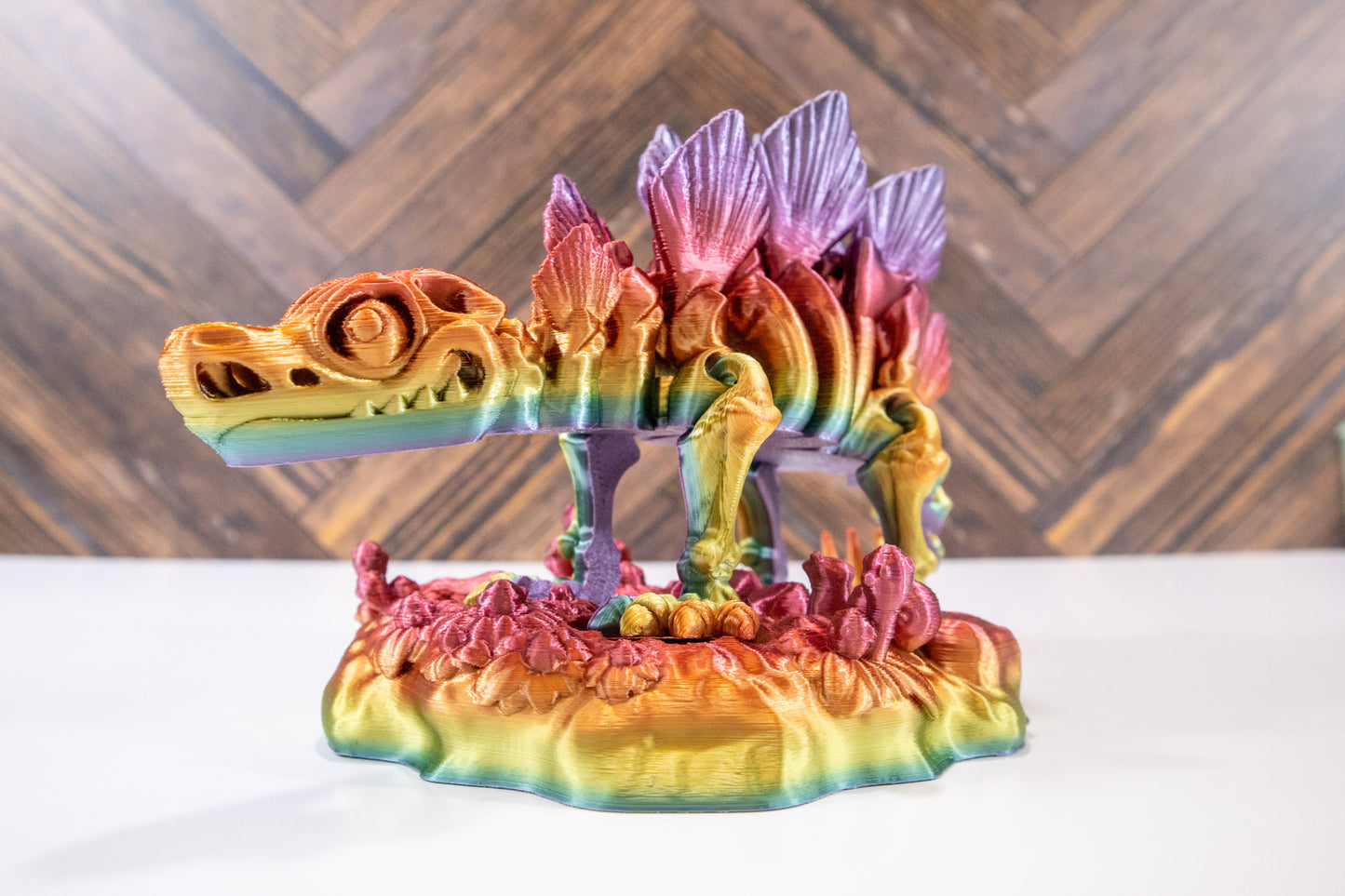 Dinosaur Dynamo: The Stegosaurus Workday Warrior