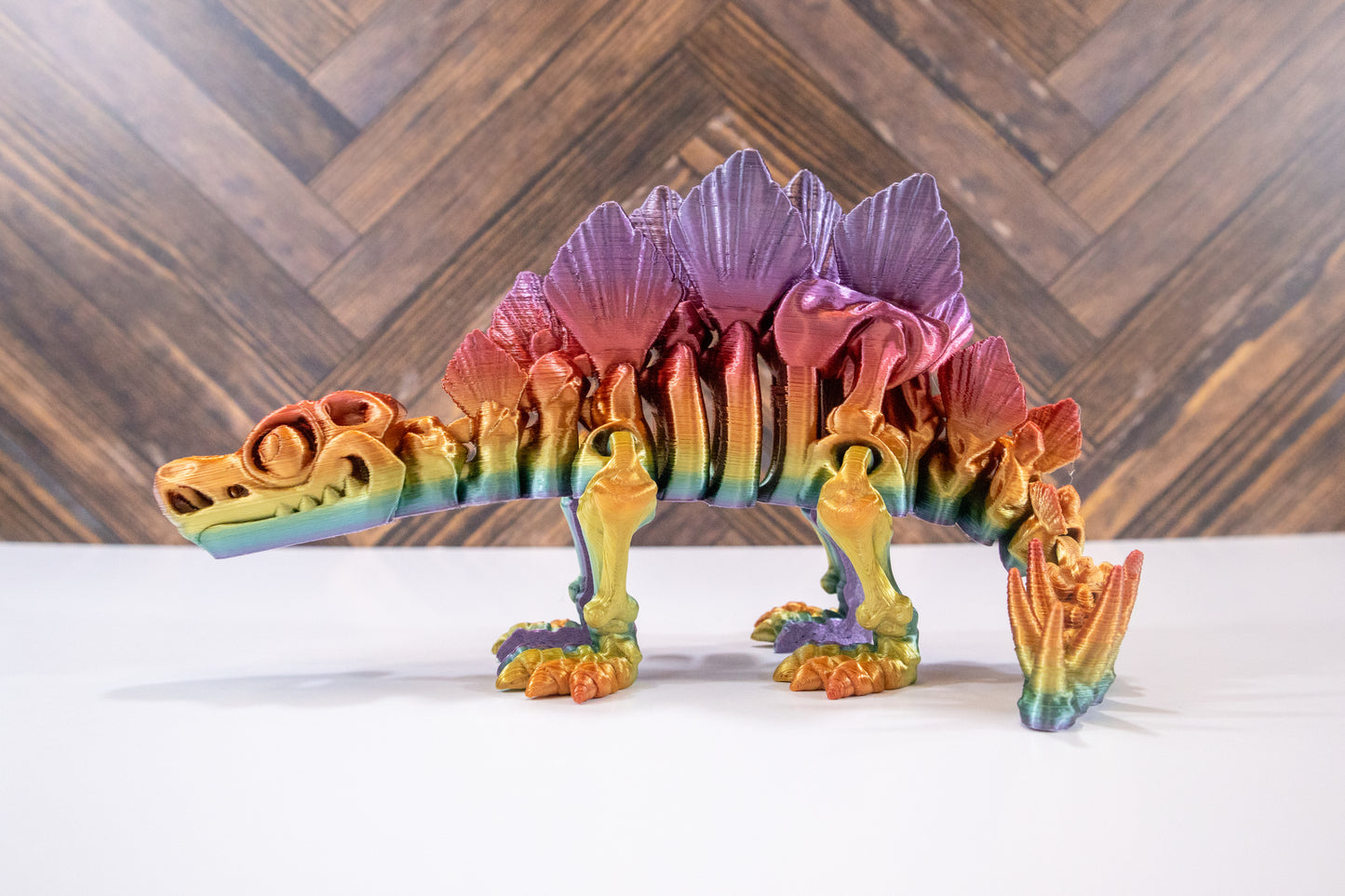 Dinosaur Dynamo: The Stegosaurus Workday Warrior