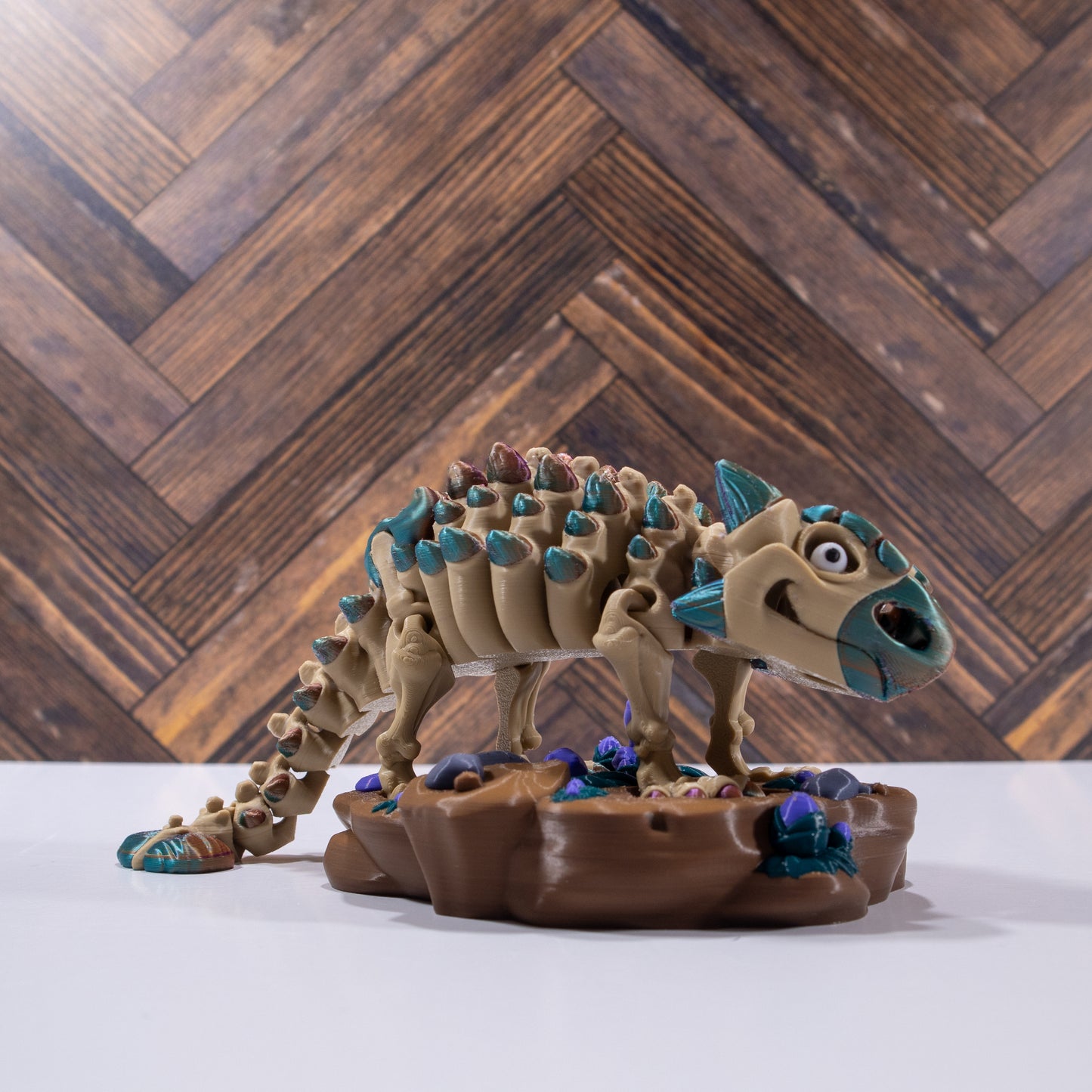 The Armored Guardian – 3D-Printed Ankylosaurus