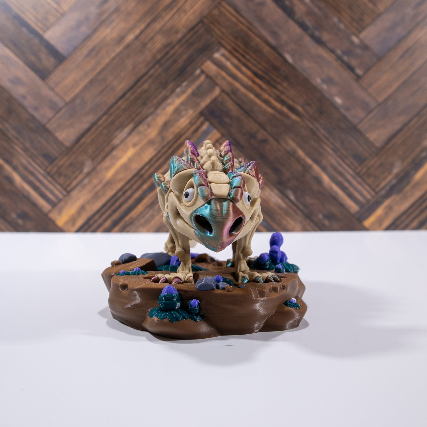 The Armored Guardian – 3D-Printed Ankylosaurus