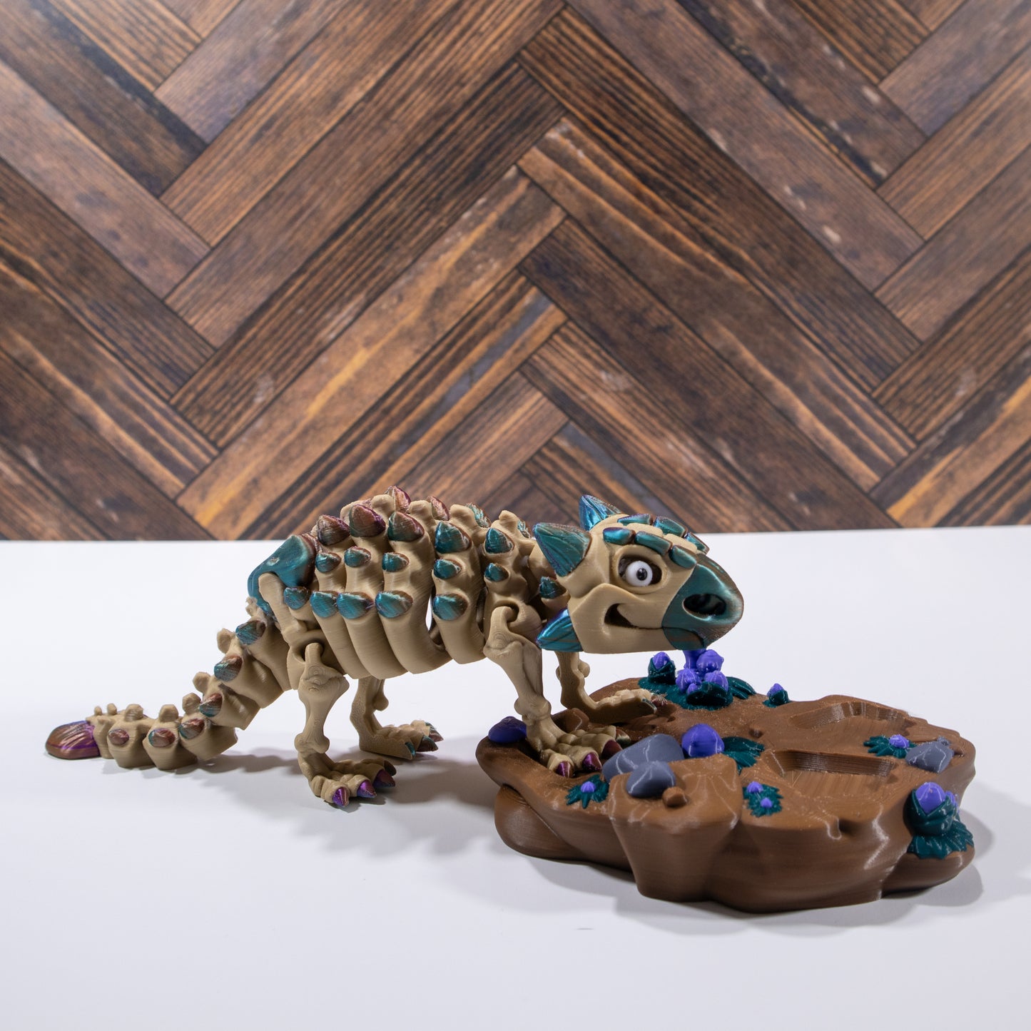 The Armored Guardian – 3D-Printed Ankylosaurus