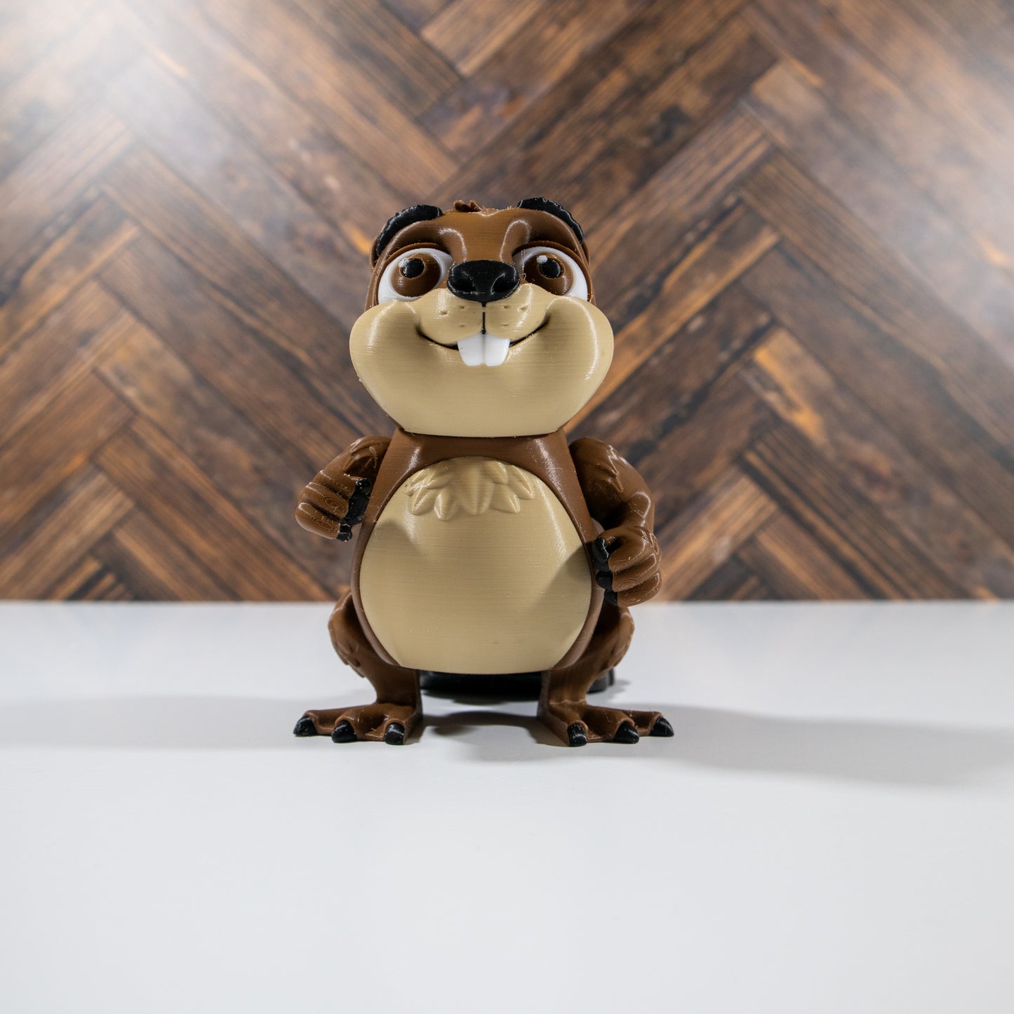 Happy Little Beaver – 3D-Printed Articulating Companion