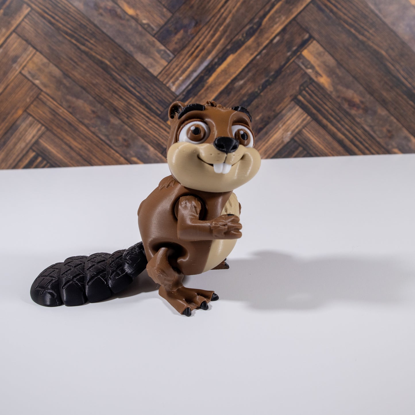 Happy Little Beaver – 3D-Printed Articulating Companion