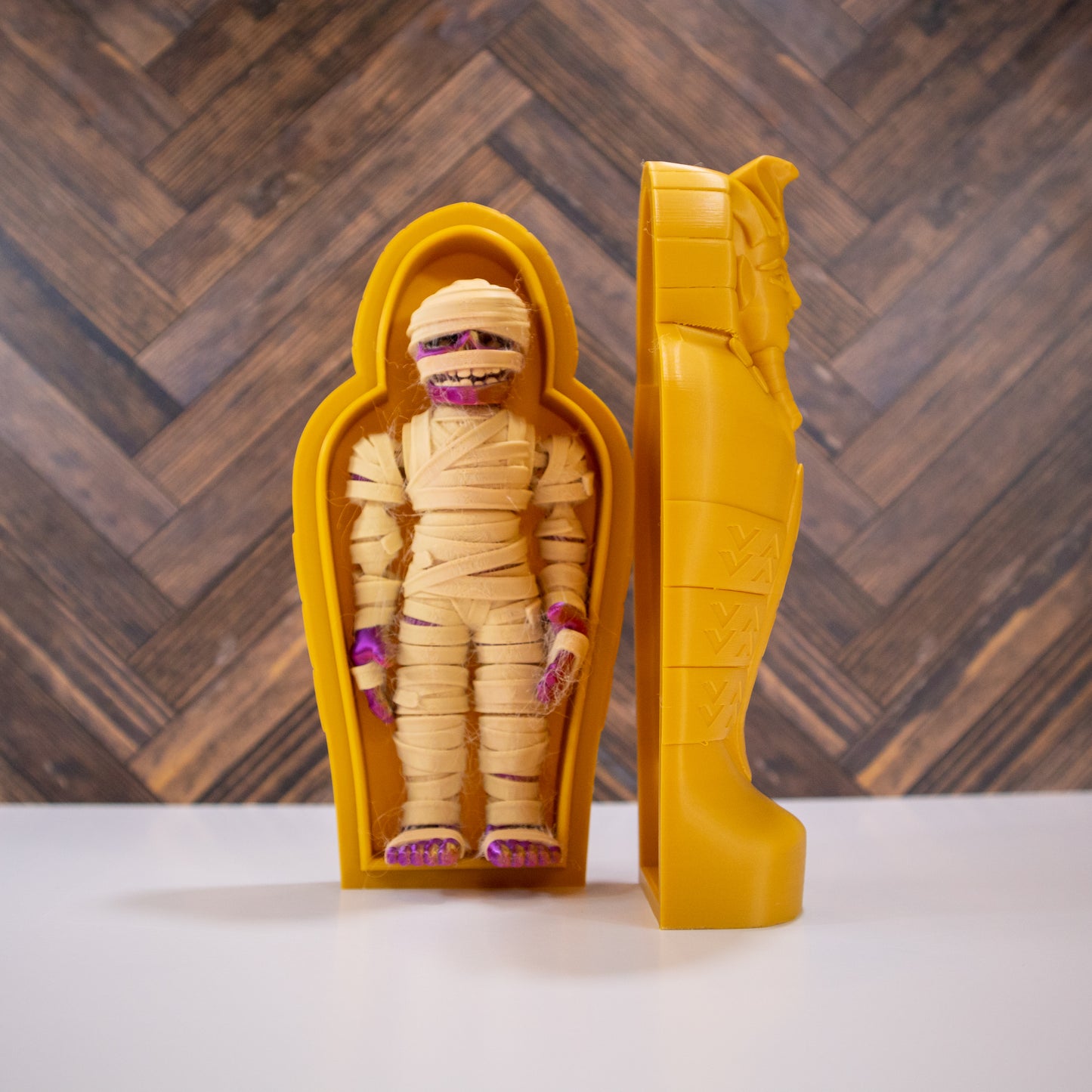 Pharaoh’s Curse: 3D-Printed Mummy with Sarcophagus