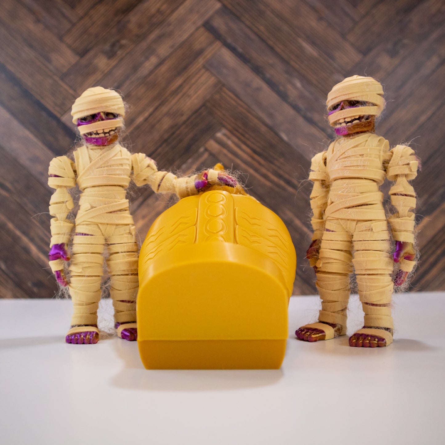 Pharaoh’s Curse: 3D-Printed Mummy with Sarcophagus
