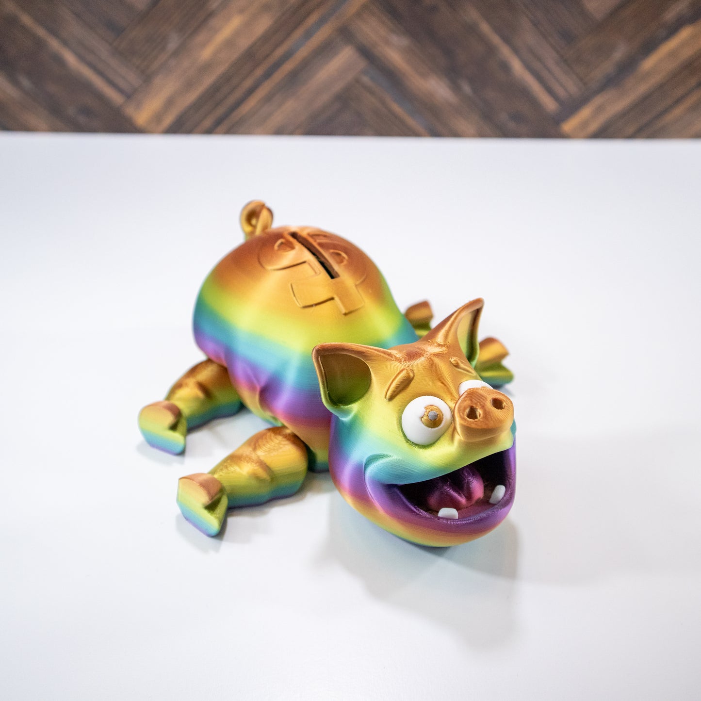 Rainbow Reserve: Your Vibrant Coin Vault: Piggy Bank
