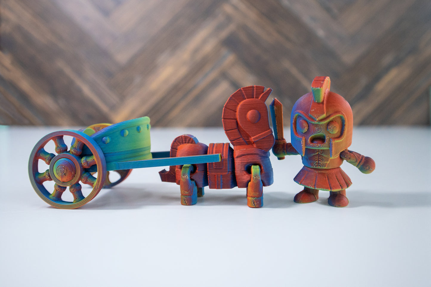 Heroic Tales: Mini Soldier with Horse and Chariot