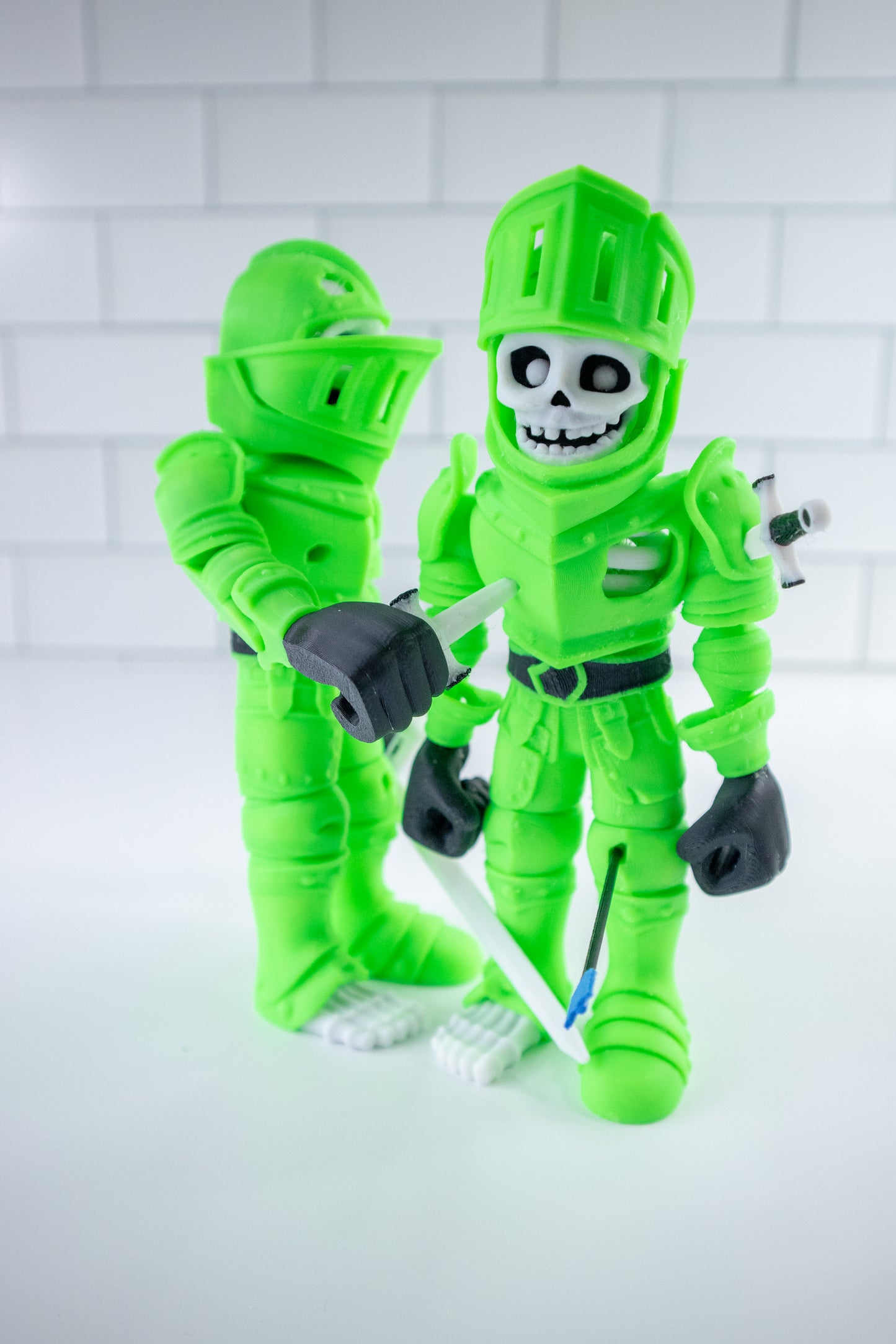 Guardian of Grit: The Articulating Skeletal Knight