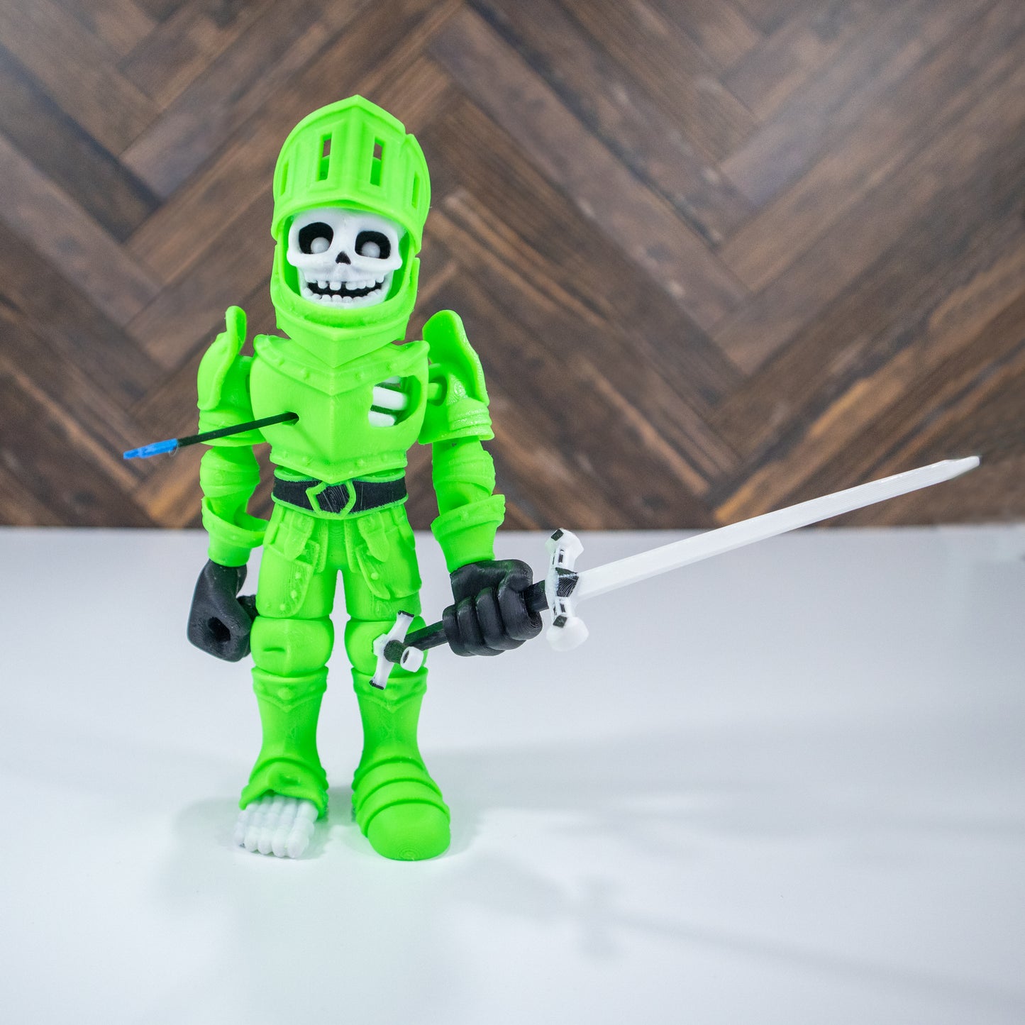 Guardian of Grit: The Articulating Skeletal Knight