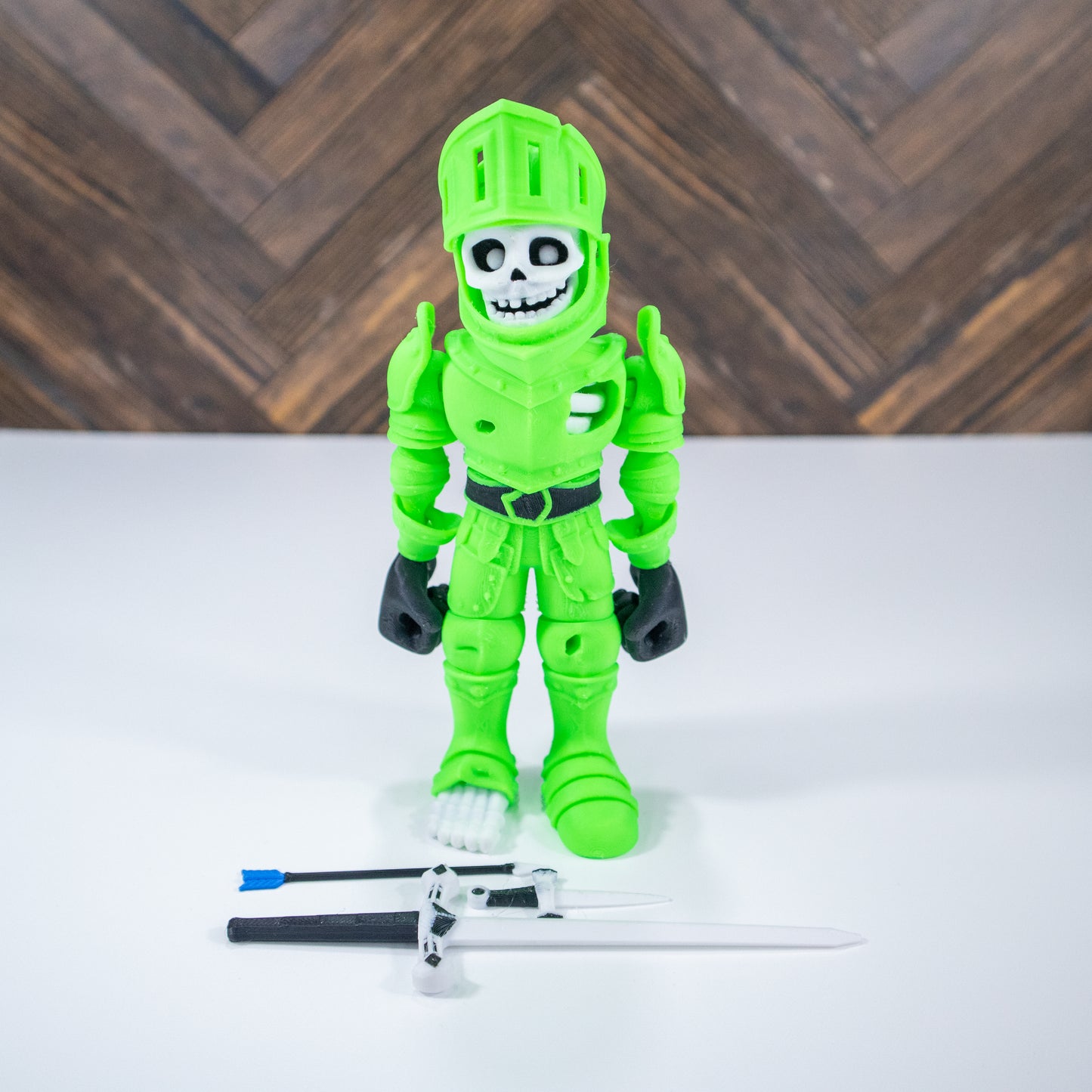 Guardian of Grit: The Articulating Skeletal Knight