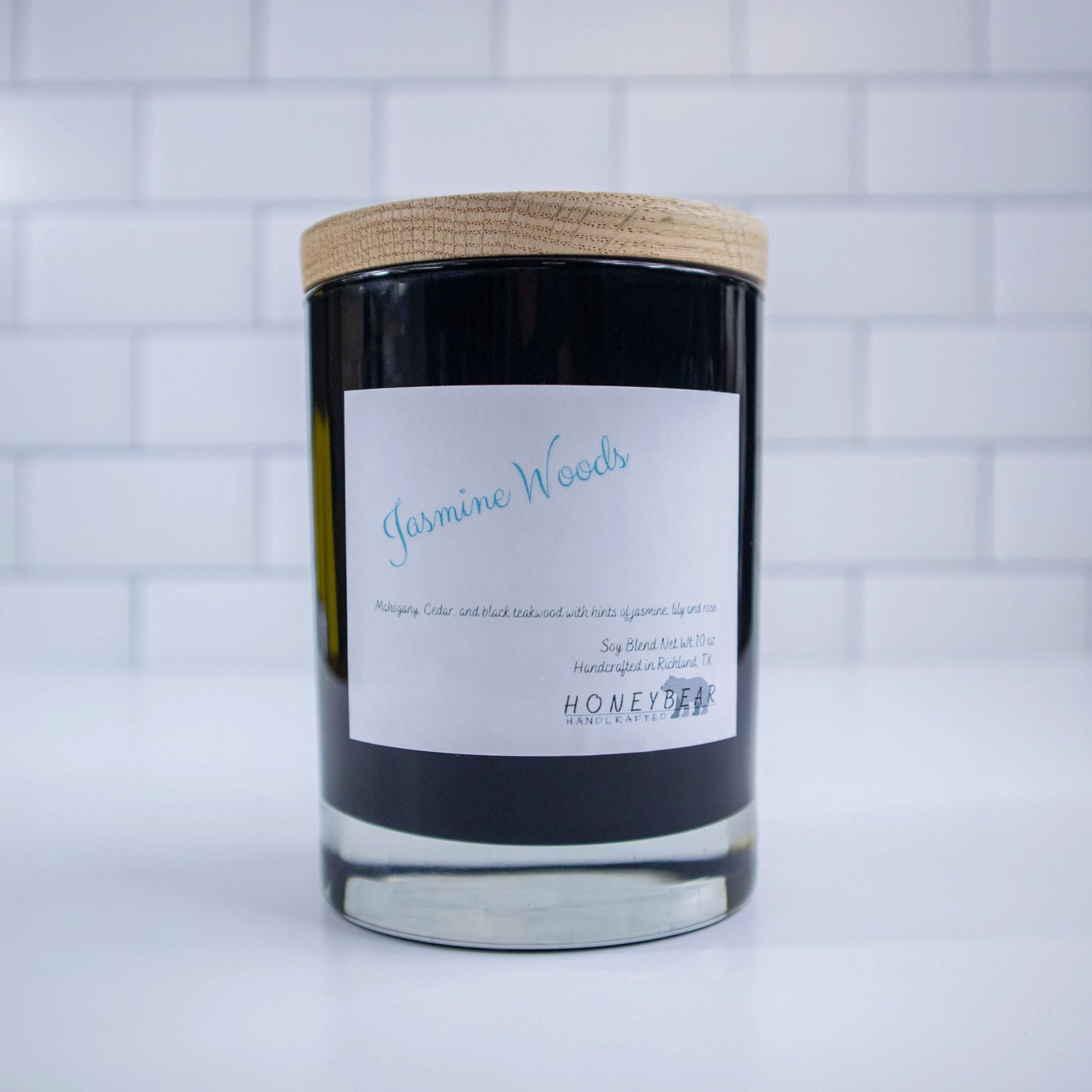 Jasmine Woods Candle | Wood Wick