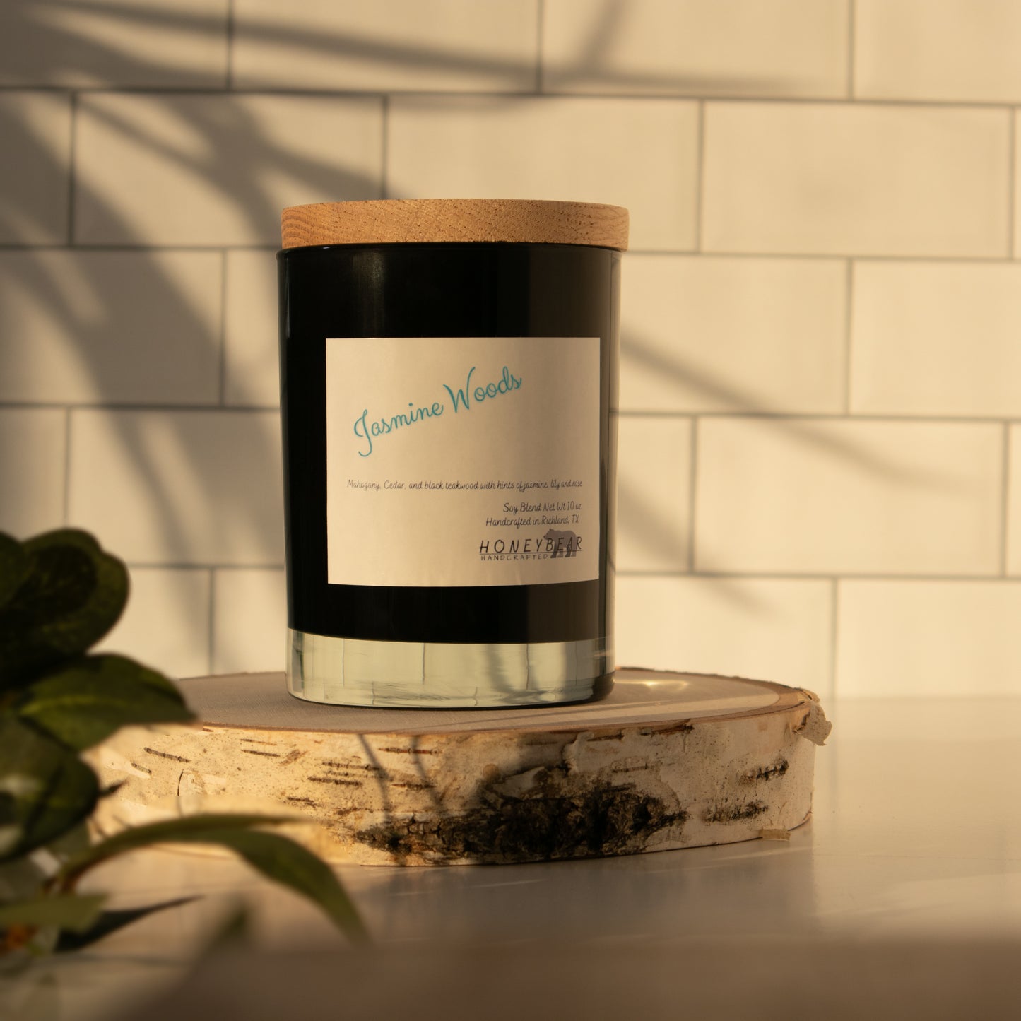 Jasmine Woods Candle | Wood Wick