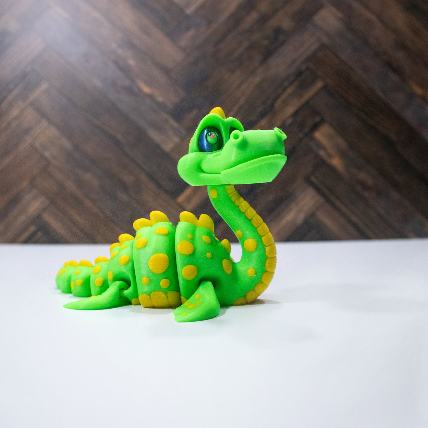 Nessie the Playful – 3D Printed Articulating Loch Ness Monster