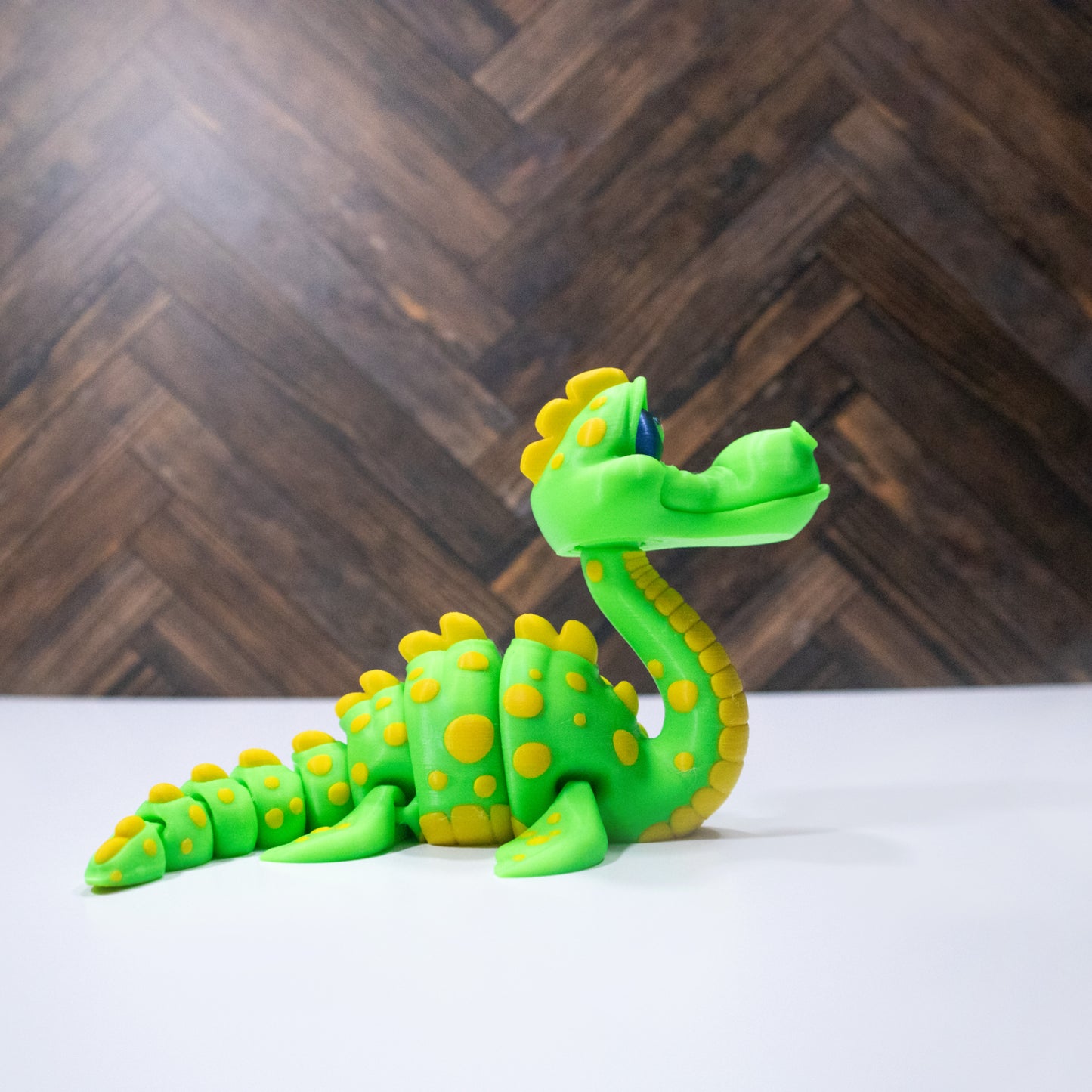 Nessie the Playful – 3D Printed Articulating Loch Ness Monster