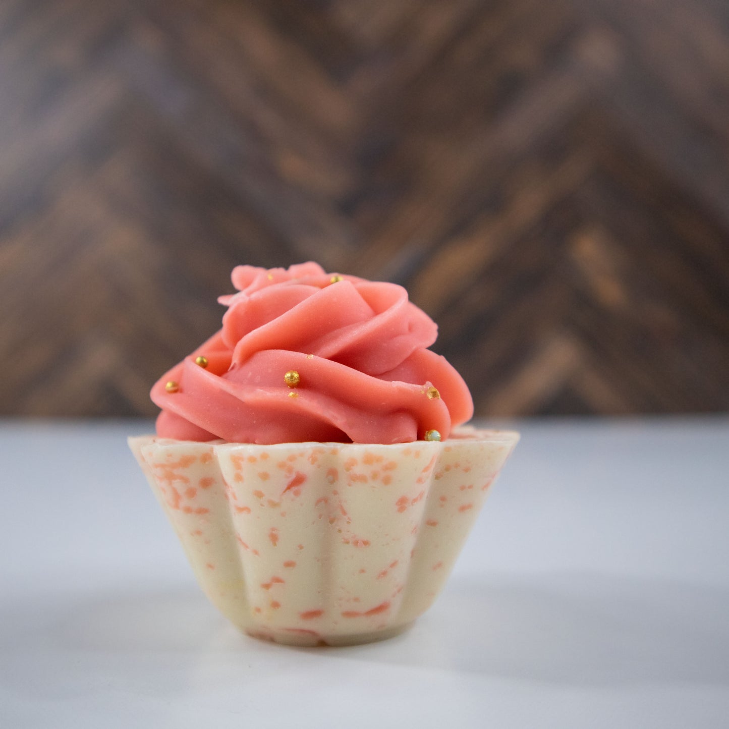 Shimmering Strawberry Cupcake Soap | Limited Edition