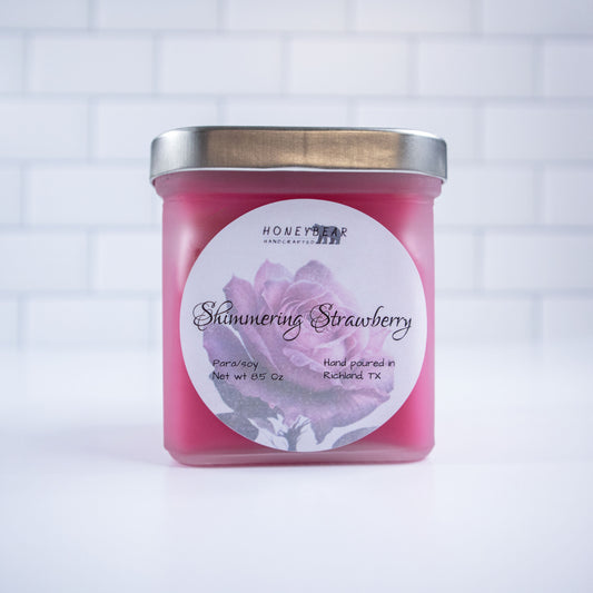 Shimmering Strawberry Candle | Limited edition