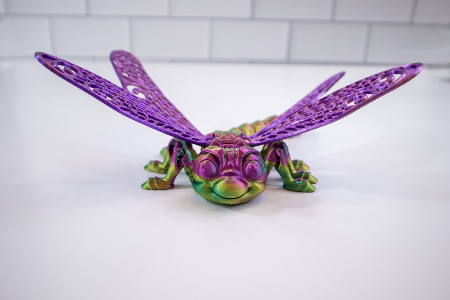Whisper Wings: The Enchanted Articulating Dragonfly