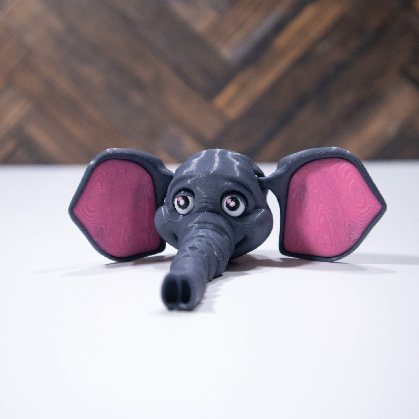 Fridge Friend Elephant – 3D Printed Multicolor Elephant Head Magnet