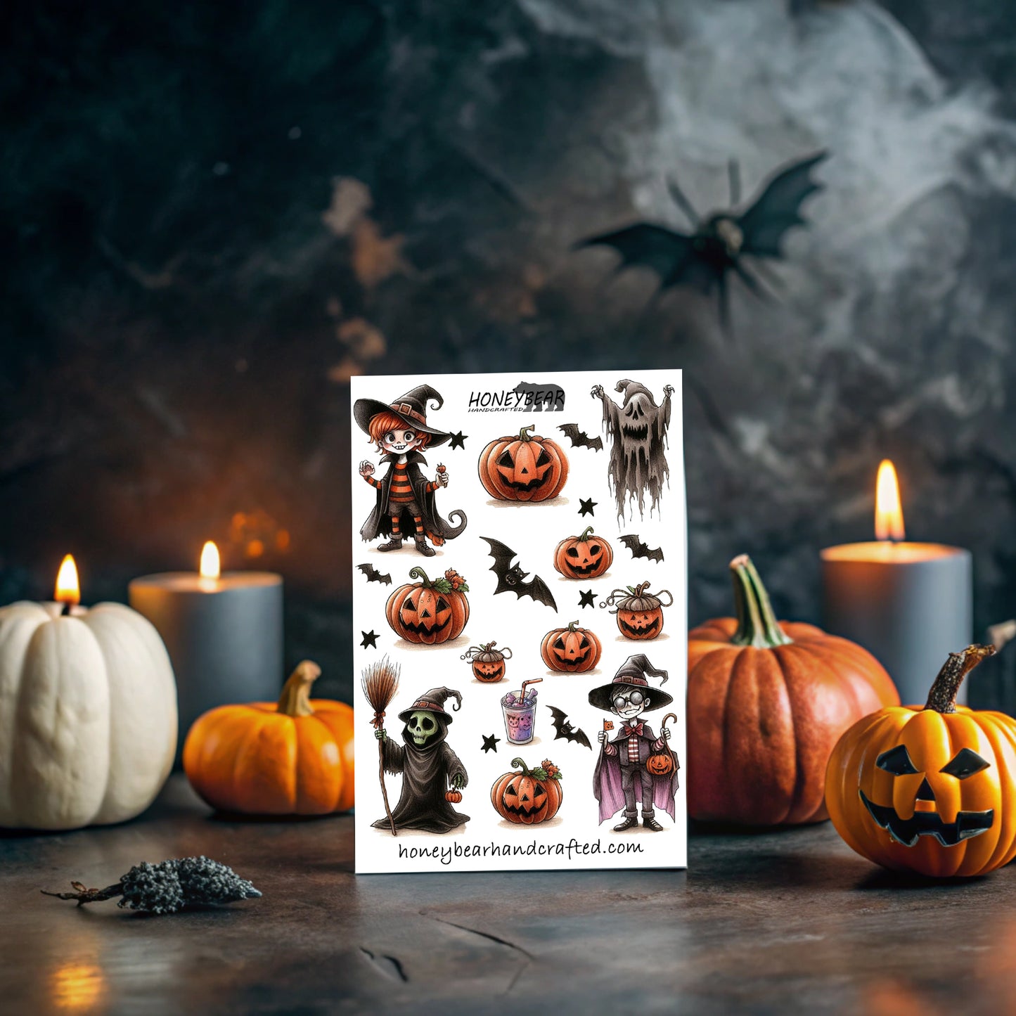 Spooky Halloween Sticker Sheet