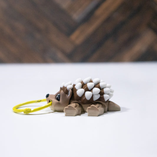 Happy Hedgehog – Articulating 3D Printed Magnet or Keychain