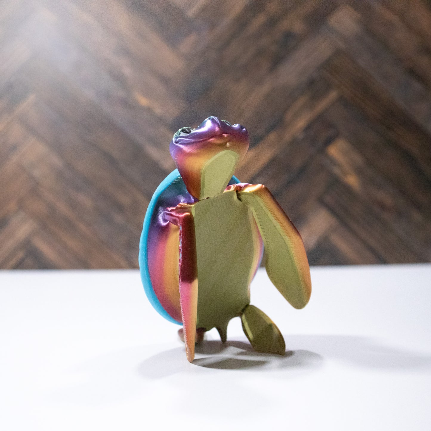 Tattooed Sea Turtle – Fully Articulating 3D Printed Figurine
