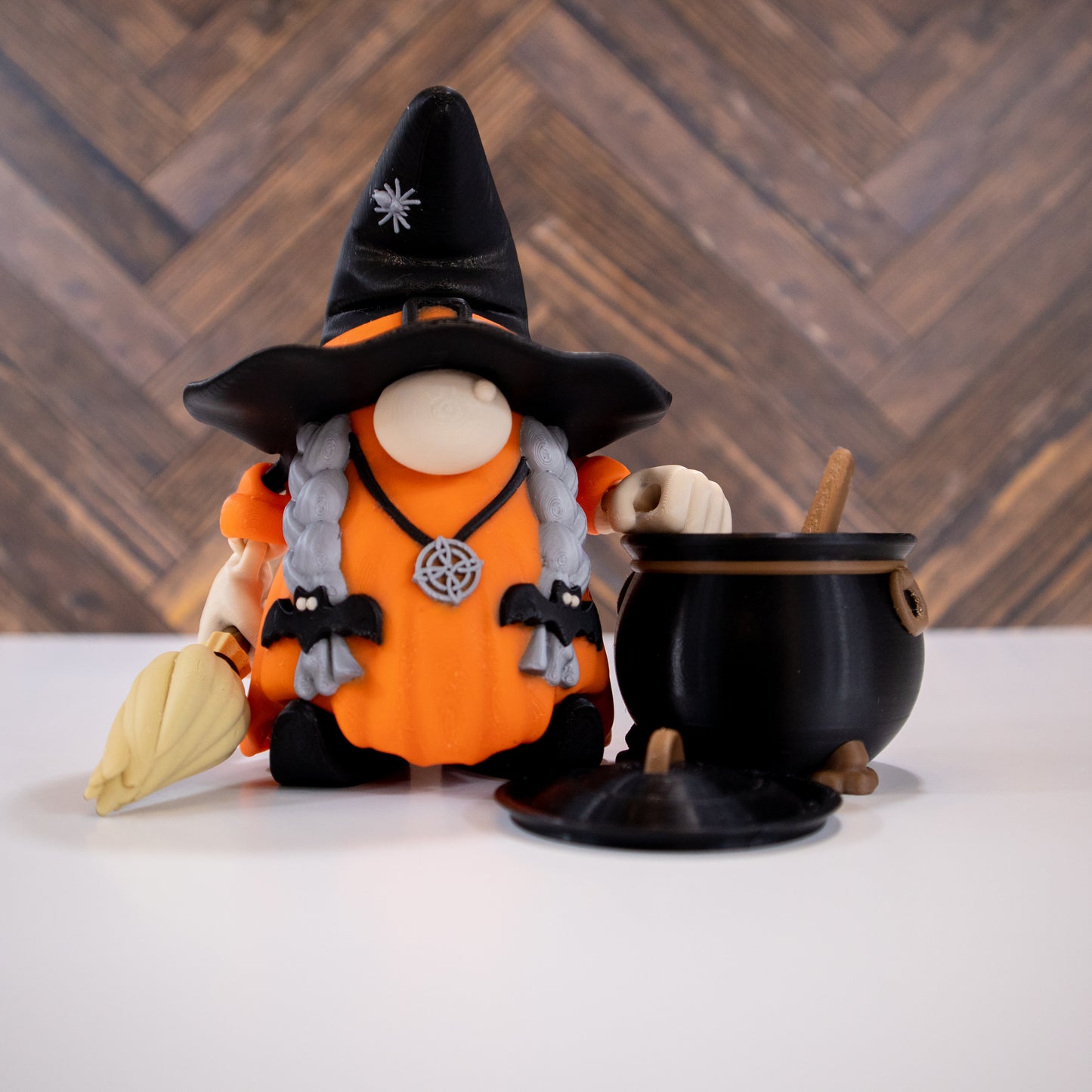 Mystical Gnome Witch Brewmaster – Halloween Magic Awaits