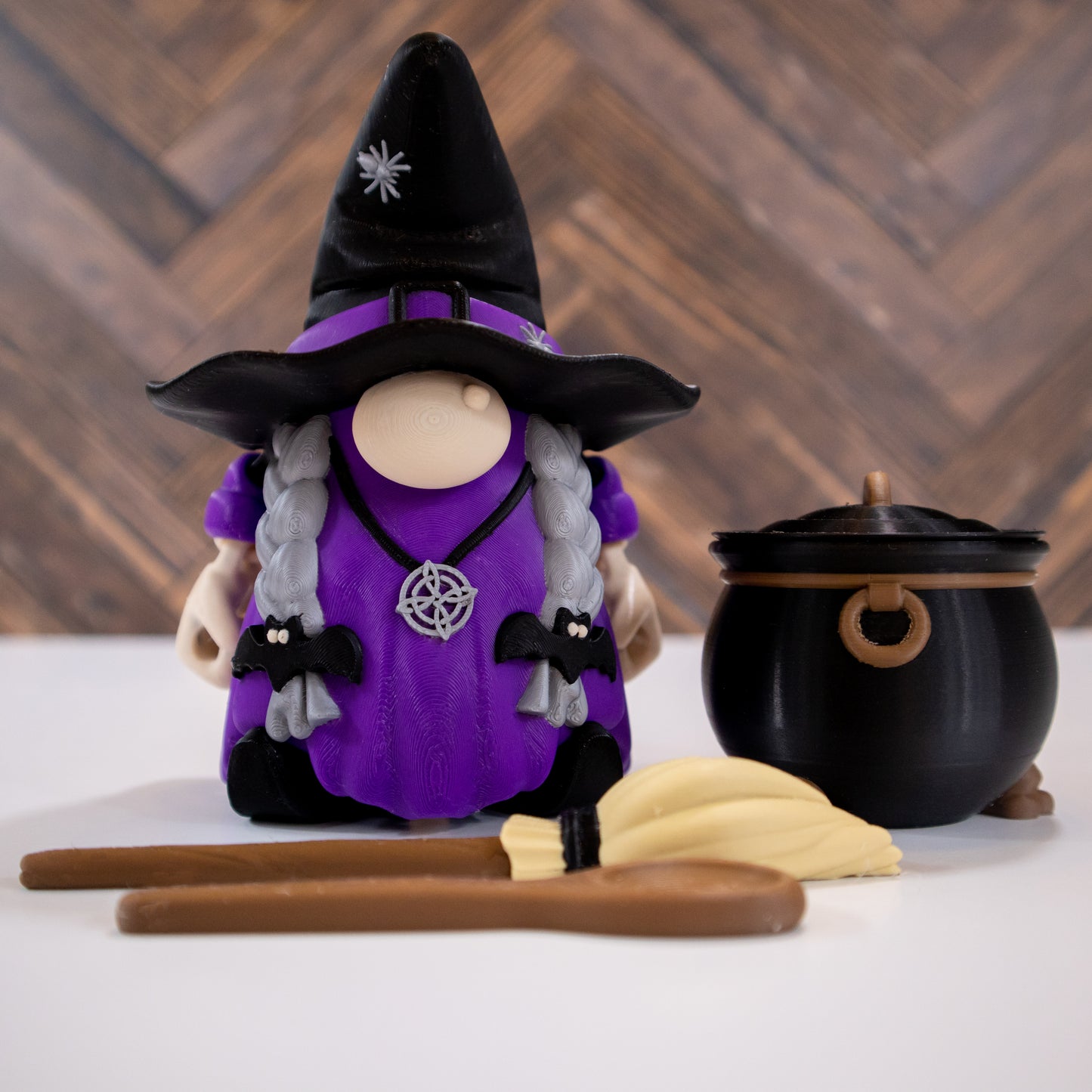 Mystical Gnome Witch Brewmaster – Halloween Magic Awaits