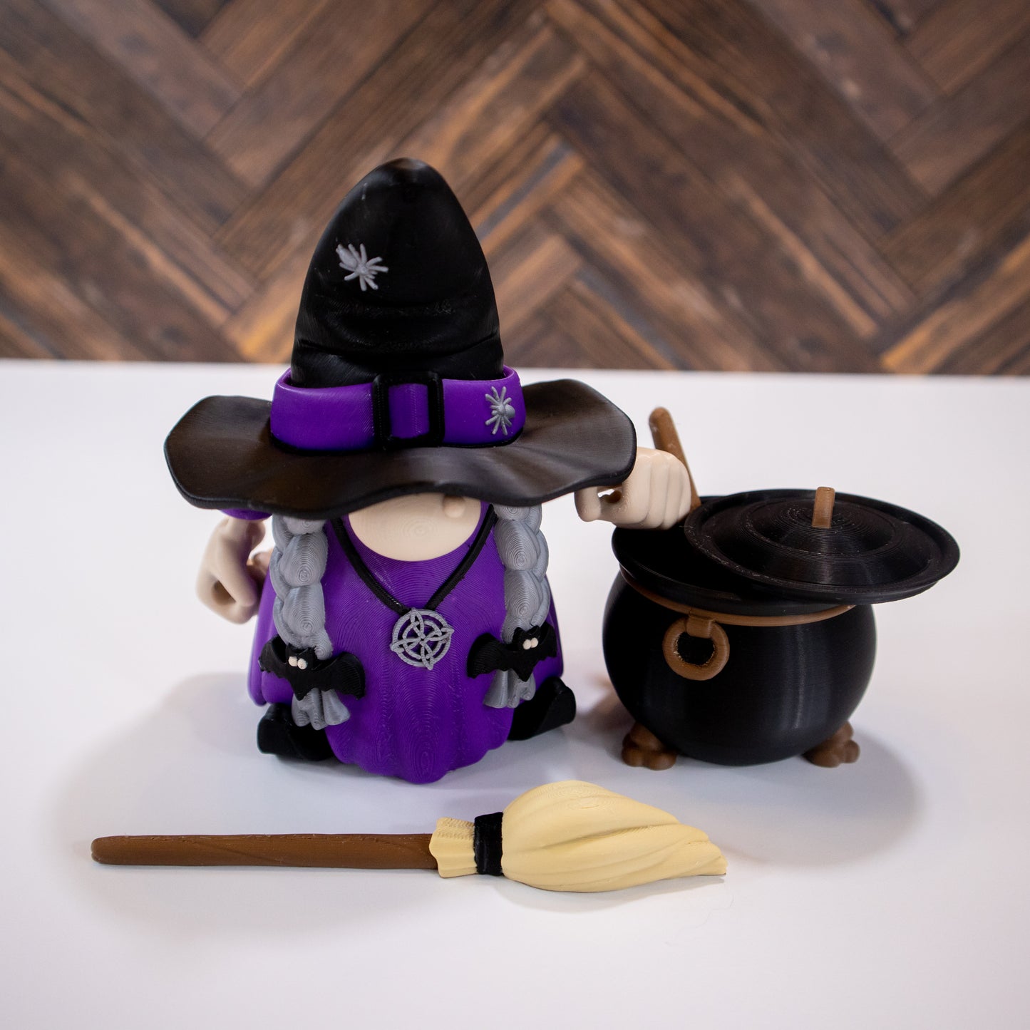 Mystical Gnome Witch Brewmaster – Halloween Magic Awaits