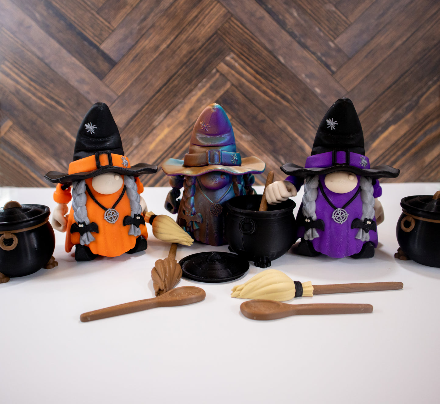 Mystical Gnome Witch Brewmaster – Halloween Magic Awaits